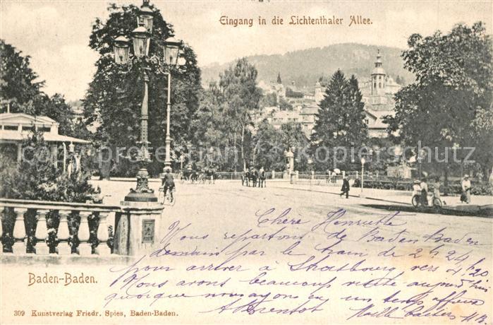 BADEN-BADEN BW Lichtenthaler Allee