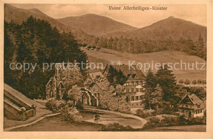 Allerheiligen Oppenau Kloster Ruine