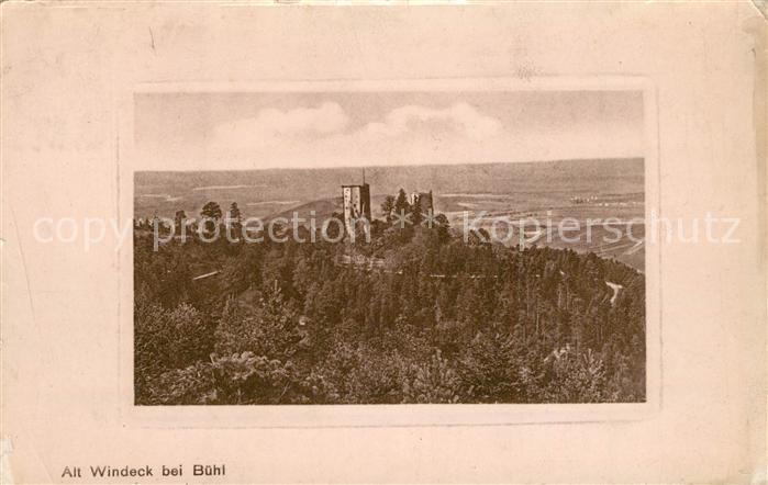 Alt-Windeck Ruine Panorama