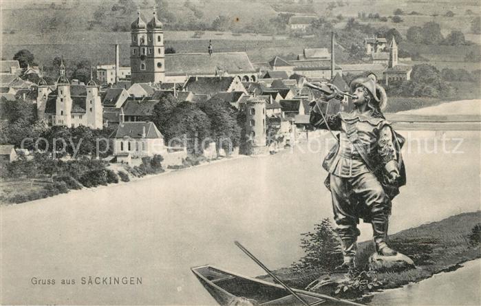 Saeckingen Bad Trompeter Kirche