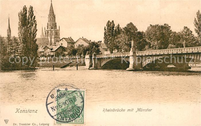 Konstanz Bodensee Rheinbruecke Muenster