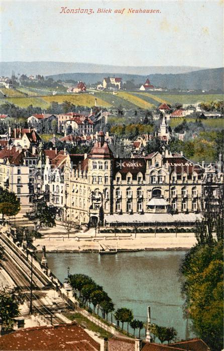 Konstanz Bodensee See Hotel Blick auf Neuhausen