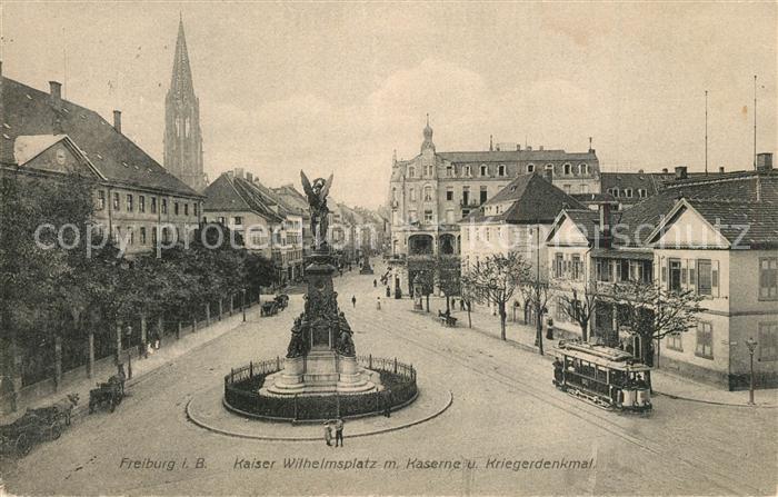 Freiburg Breisgau Kaiser Wilhelmsplatz Kaserne Kriegerdenkmal