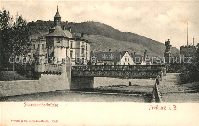 Freiburg Breisgau Schwabentorbruecke