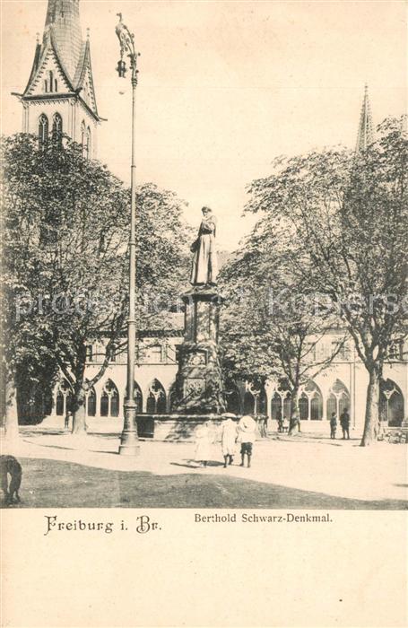 Freiburg Breisgau Berthold Schwarz Denkmal