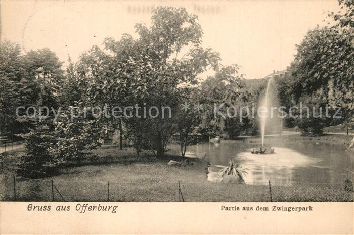 Offenburg Zwingerpark Fontaene