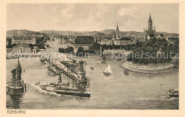 Konstanz Bodensee Fliegeraufnahme