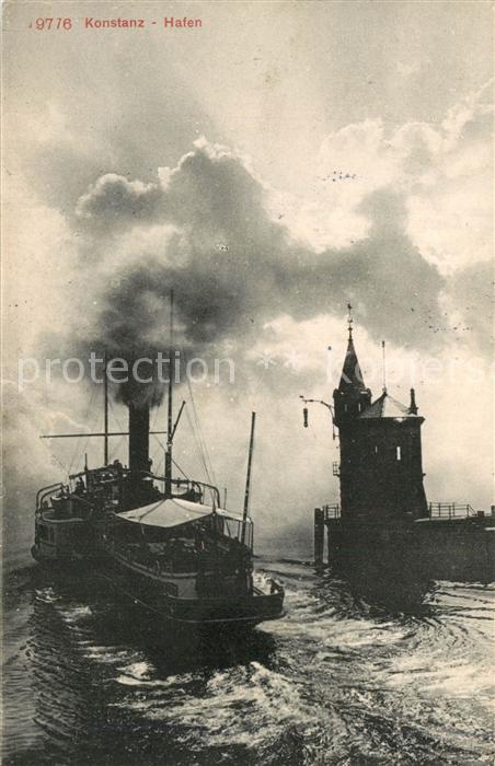 Konstanz Bodensee Hafen Leuchtturm