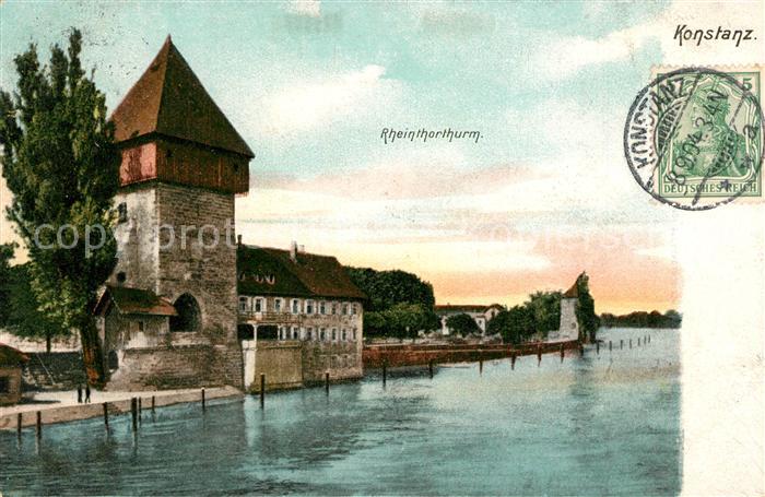 Konstanz Bodensee Rheintorturm