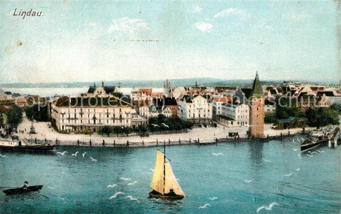Lindau Bodensee Stadtpanorama