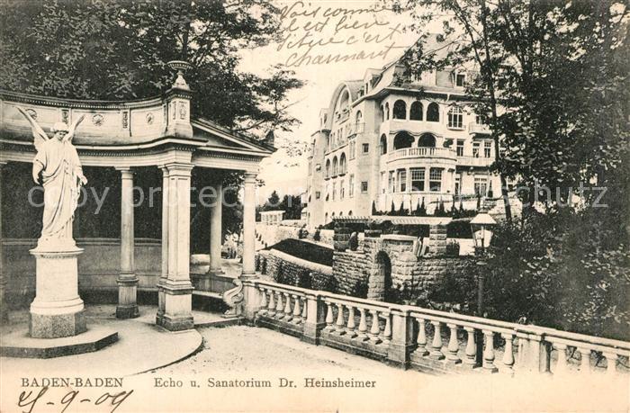 BADEN-BADEN BW Echo Sanatorium Heinsheimer