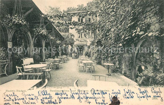 BADEN-BADEN BW Restauration Schloss Hohenbaden