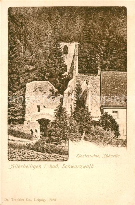 Allerheiligen Oppenau Klosterruine