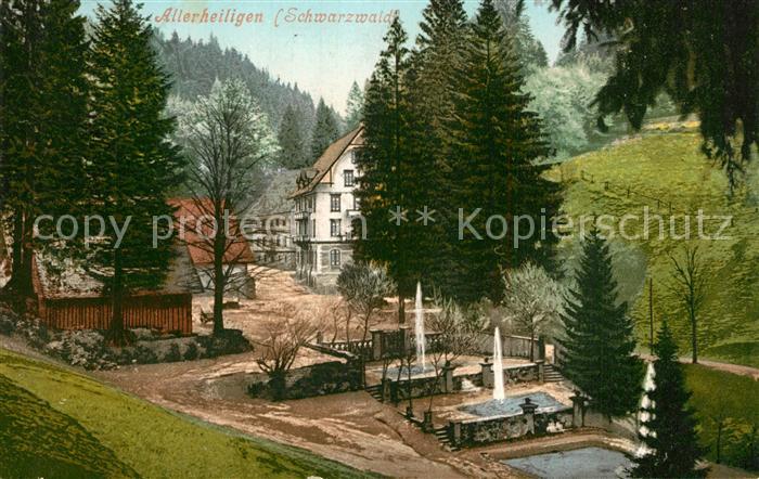 Allerheiligen Oppenau Panorama Brunnen