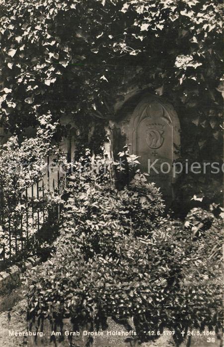 Meersburg Bodensee Grab Droste Huelshoff