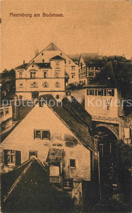 Meersburg Bodensee Stadtpanorama