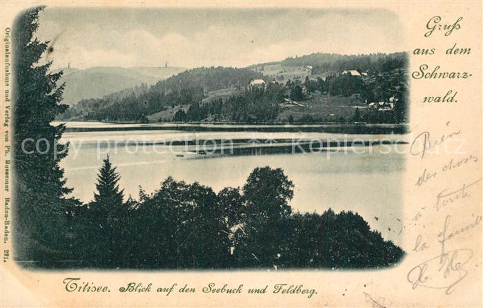 TITISEE Schwarzwald BW Seebuck Feldberg