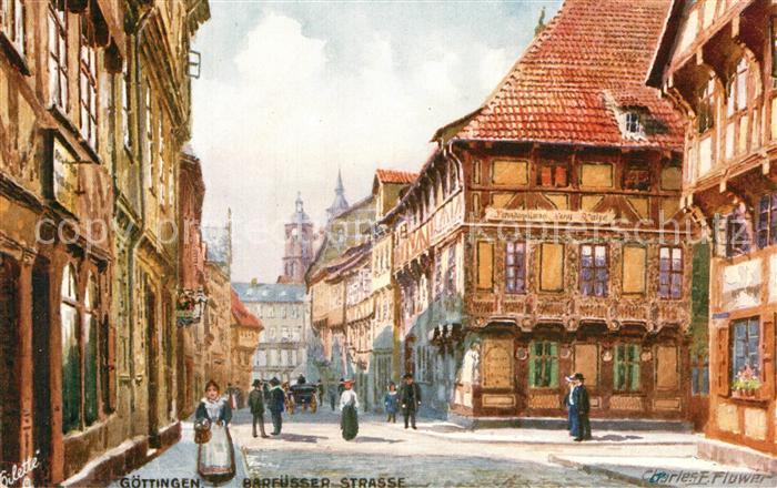 Goettingen Niedersachsen Barfuesser Strasse Kuenstler Charles Fluwer