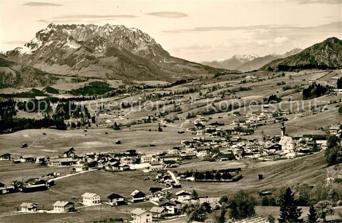 Reit Winkl Panorama Zahmer Kaiser