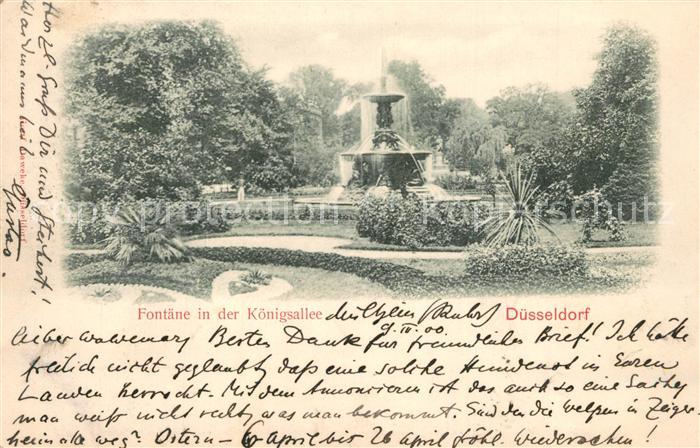 DuessELDORF  CITY Fontaene Koenigsallee
