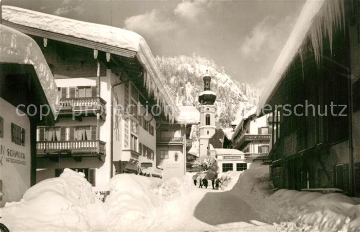 Reit Winkl Dorfeingang Winter