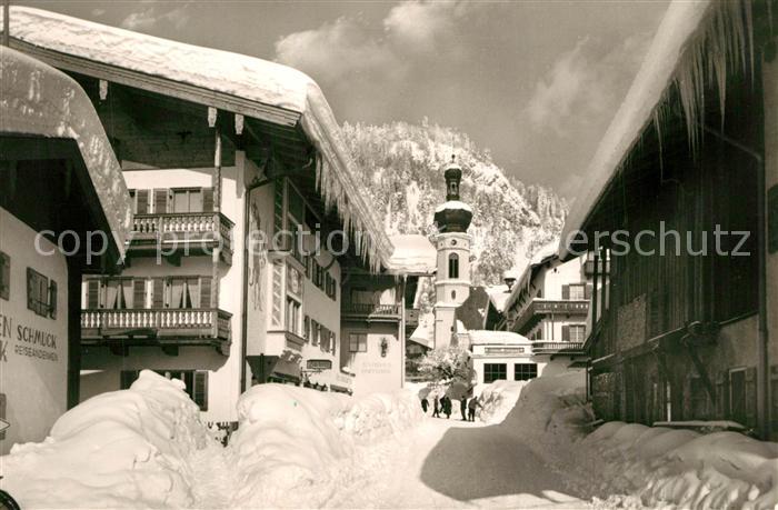 Reit Winkl Dorfeingang Wintersportplatz