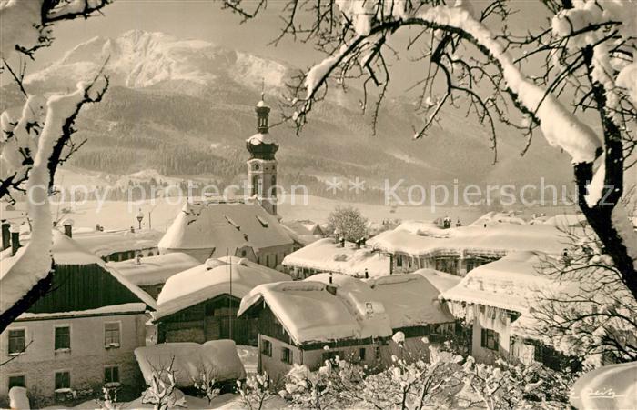 Reit Winkl Unterberg Winterlandschaft