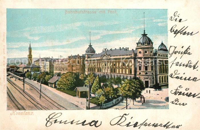 Konstanz Bodensee Bahnhofstrasse Post