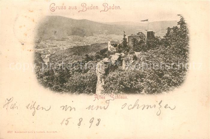 BADEN-BADEN BW Altes Schloss