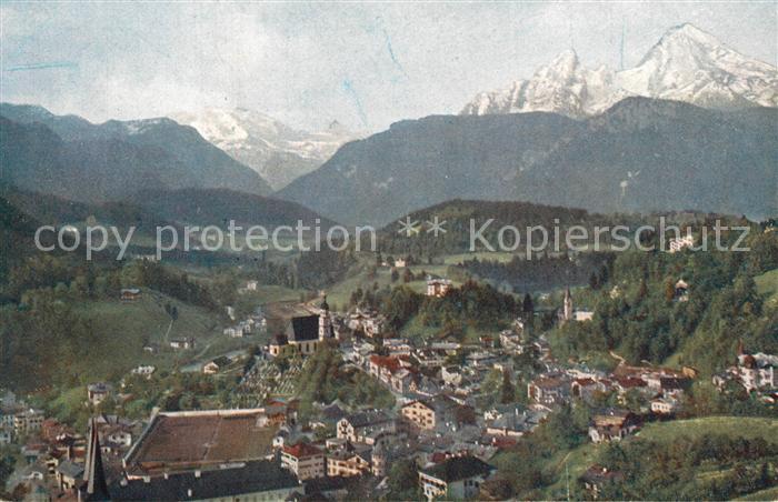 BERCHTESGADEN Bayern Blick vom Lockstein