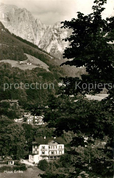 BERCHTESGADEN Bayern Haus Erika Eisenbahner-Erholungsheim