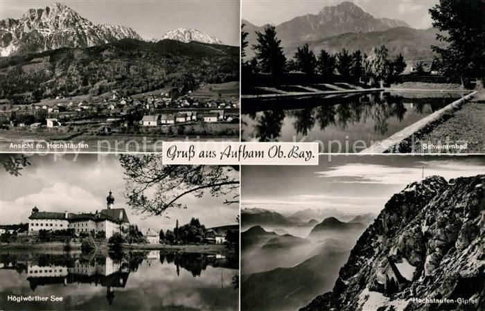 Aufham Wartenberg Hochstaufen Schwimmbad Hoeglwoerther See Hochstaufengipfel