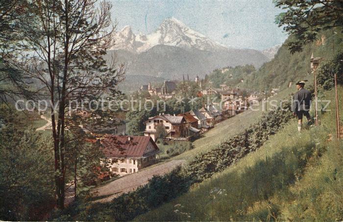 BERCHTESGADEN Bayern Blick vom Nonntal