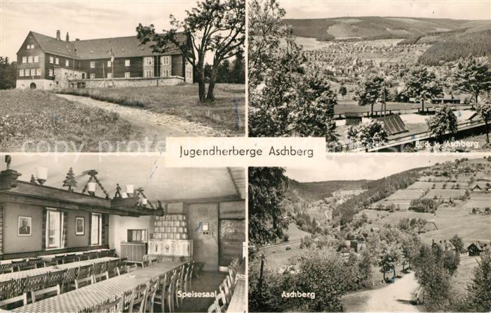 Klingenthal Vogtland Jugendherberge Aschberg Panorama Speisesaal