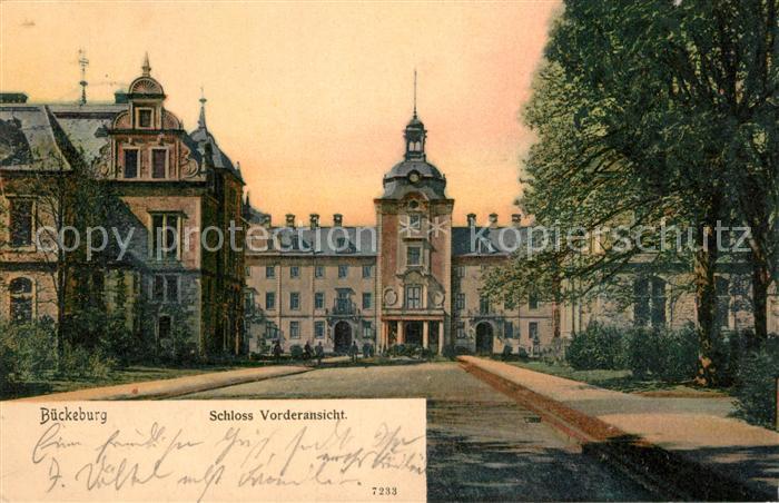 Bueckeburg Schloss Vorderansicht