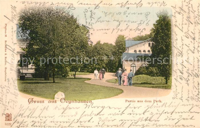 Bad Oeynhausen Partie aus dem Park
