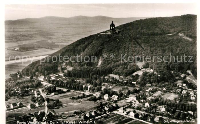 Porta Westfalica Denkmal Kaiser Wilhelm I