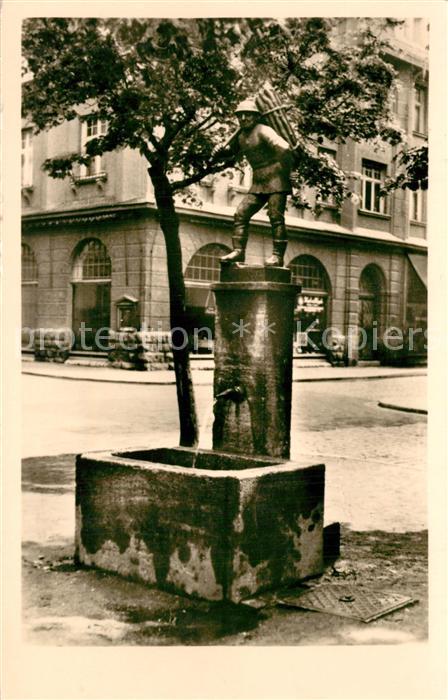 Aschersleben Sachsen-Anhalt Holzmaennchenbrunnen