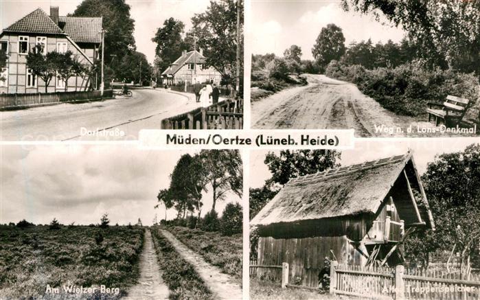 Mueden oertze Dorfstrasse Weg Am Wietzer Berg Alte Treppenspeicher