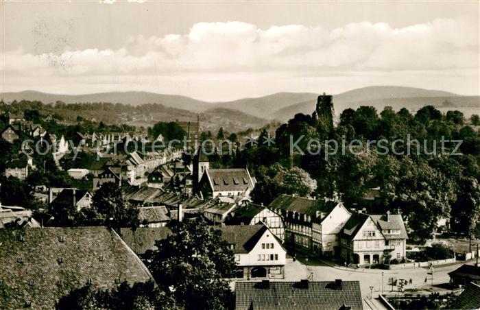 Osterode Harz Blick auf Freiheit und Alte Burg