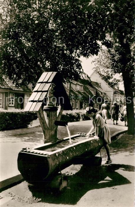 St Andreasberg Harz Hirtenbrunnen in der Schuetzenstrasse