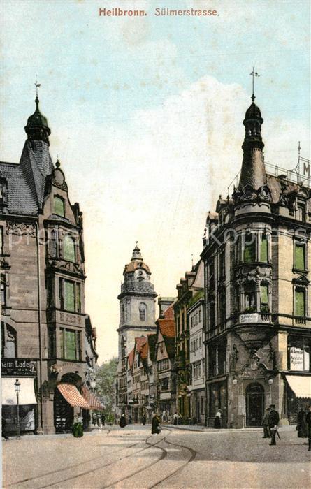 Heilbronn Neckar Stadtpartie