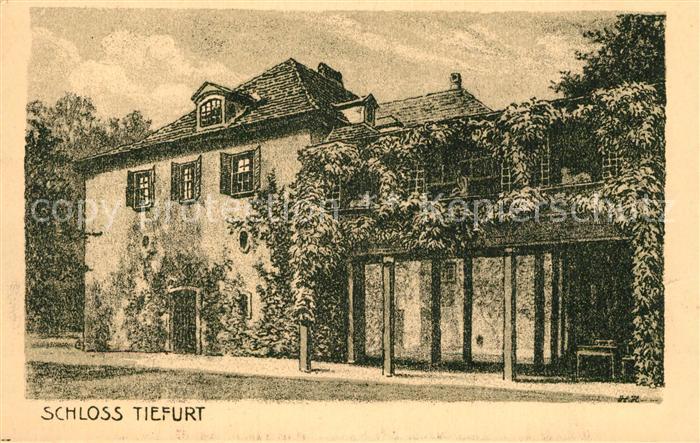 Tiefurt Schloss Tiefurt Zeichnung