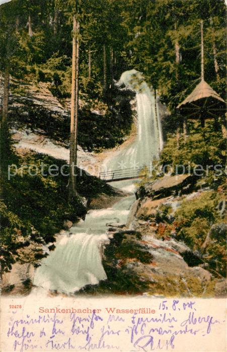 Baiersbronn Schwarzwald Sankenbacher Wasserfaelle