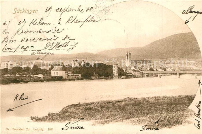 Saeckingen Rhein Panorama