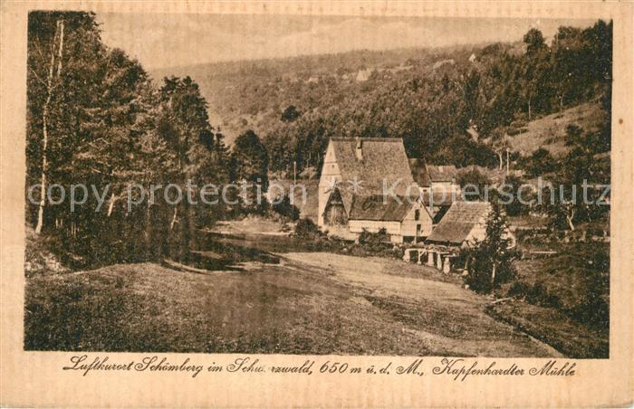 Schoemberg Schwarzwald Kapfenhardter Muehle