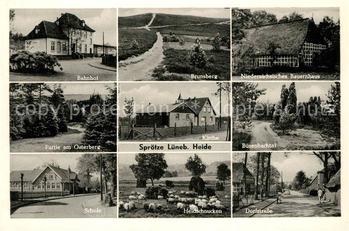 Sproetze Bahnhof Brunsberg Niedersaechs Bauernhaus Osterberg Kirche Buesenbachta