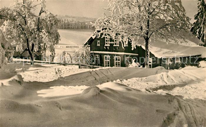 Muehlleithen Klingenthal Winterpanorama