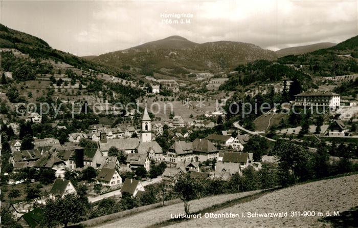 Ottenhoefen Schwarzwald Panorama mit Hornisgrinde