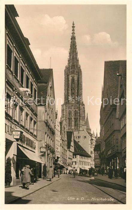 Ulm Donau Hirschstrasse Ulmer Muenster